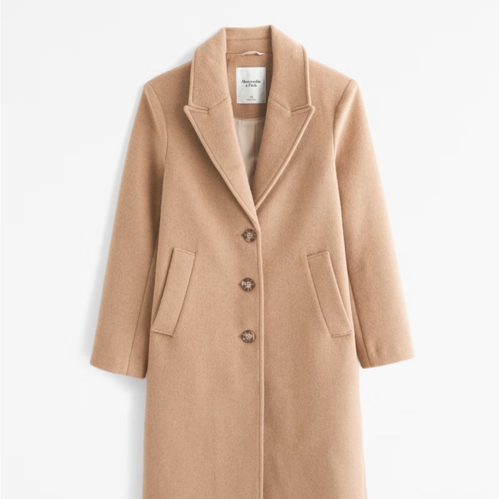 Wool topcoat from abercombie